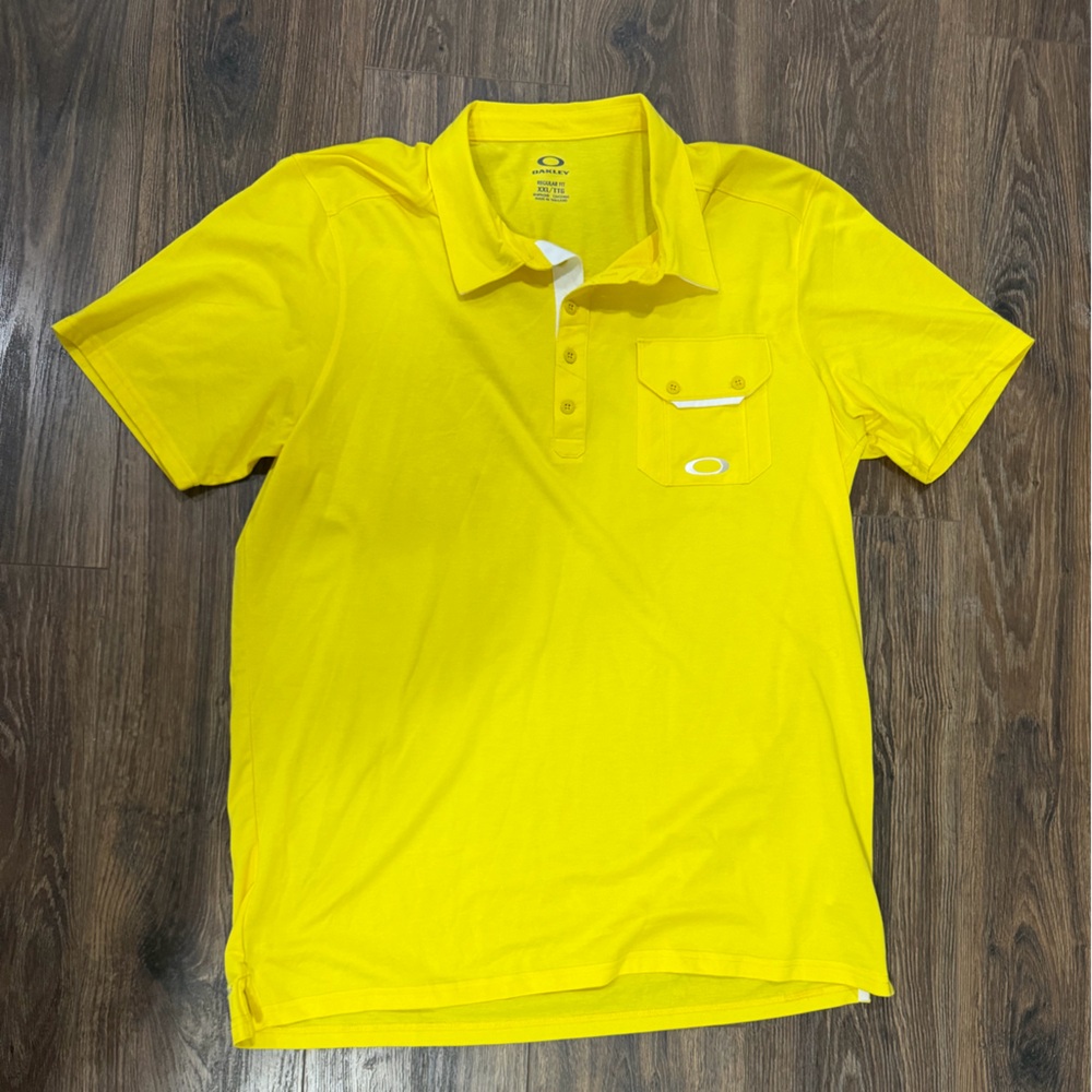 Oakley Yellow Polo Shirt